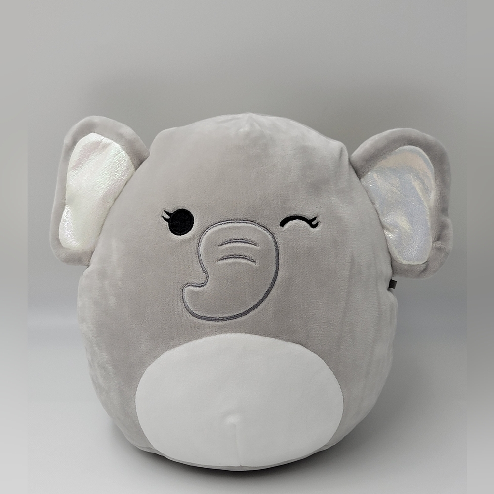 Squishmallows Mila The Elephant Gray Soft Plush Kelly Toys Winking